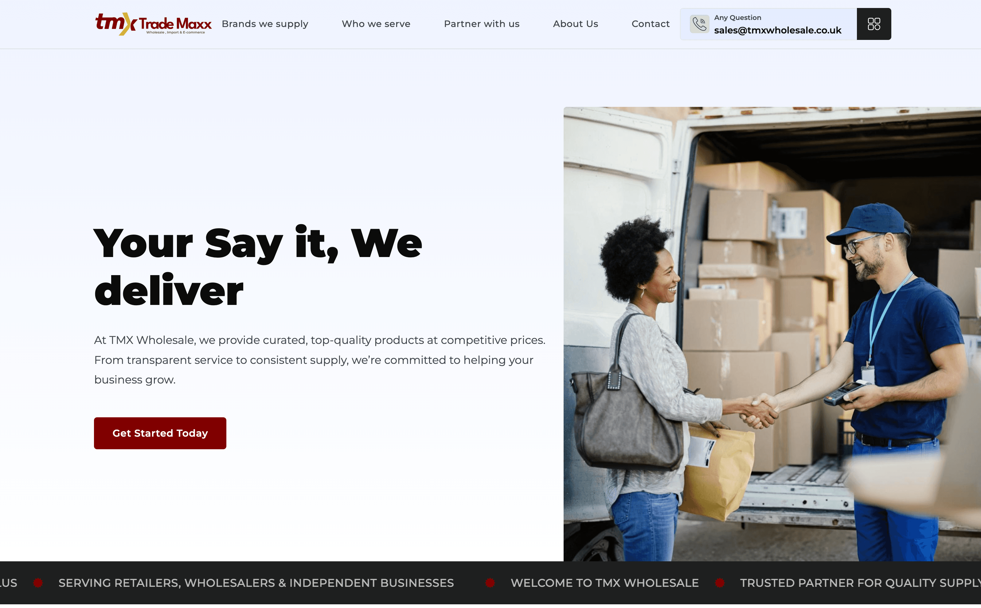 TMX Wholesale - Full Stack Project by Jestin Joseph